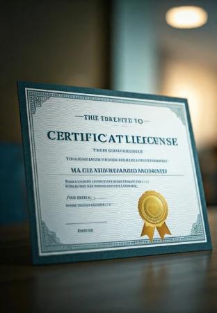 Certification license